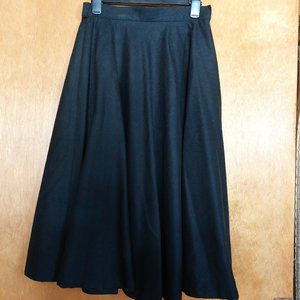 Black woolen Skirt